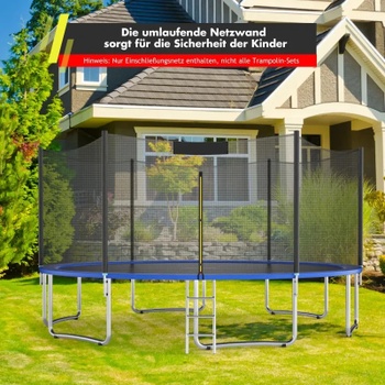 Bezpečnostná sieť na trampolínu TW10019, 305 cm, čierna - N