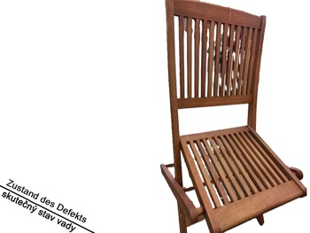 Skladacia stolička 985028 Štokholm, 2 kusy, hnedé - B