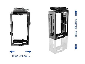 Držiak na PC CH1S, 12,8-21 cm, strieborný - A