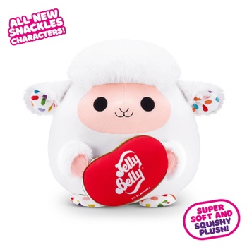Plyšová hračka Snackles séria 2, Lamb & Jelly Belly, 40 cm, biela - N