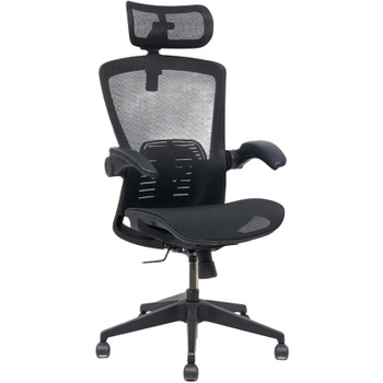 Ergonomická kancelárska stolička OC3 PRO, čierna - B
