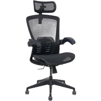 Ergonomická kancelárska stolička OC3 PRO, čierna - B