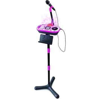Detské karaoke Kidi SuperStar Rose, výška 135 cm, ružové - N