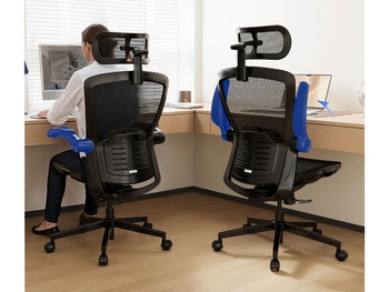 Ergonomická kancelárska stolička OC3 PRO, čierna - B