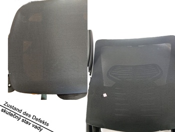Ergonomická kancelárska stolička OC3 PRO, čierna - B