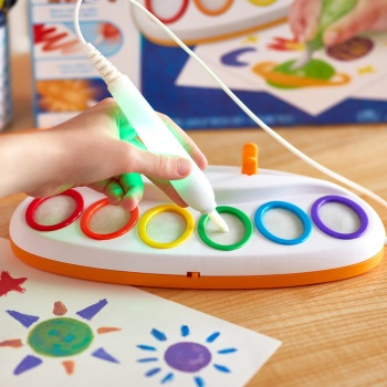 Kreatívna sada Color Wonder so svietiacim štetcom, 6 vankúšikov, viacfarebná - N