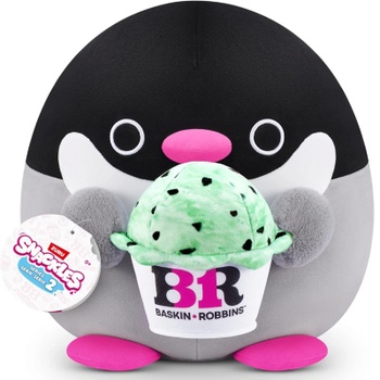 Plyšový tučniak Series 2 Penguin, 35 cm, čierno/biely - N