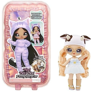 Bábika Fuzzy Surprise Cow Girl, 17 cm, viacfarebná - N