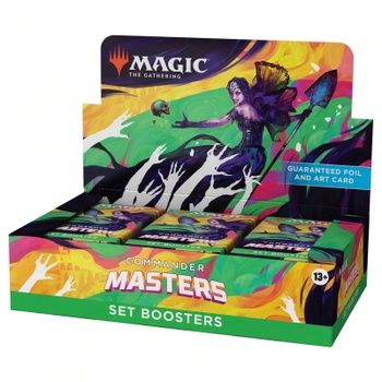 Sada boosterov Commander Masters, 24 balíčkov, 15 kariet, mix farieb - N