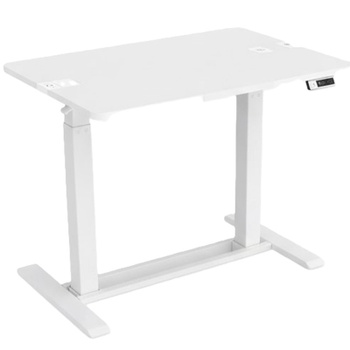 Výškovo nastaviteľný odkladací stolík H3W-7040-PRO, biely - N