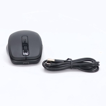 Seeda Bezdrôtová myš LED, Dobíjacia bezdrôtová myš s Mouse Jiggler, Tichá 2,4G USB bezdrôtová myš