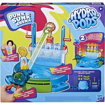 Herná aréna Hydro Pods Dunk & Sunk Arena, 35 cm, viacfarebná - N