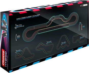 Rozšírenie autodráhy Track Pack 1, 10 dielov, 417 cm, čierna - N