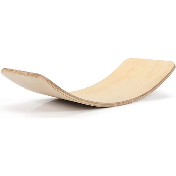 Drevená balančná doska SP37303NA, 90 x 40 cm - A