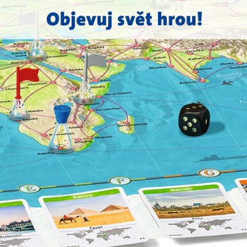 Spoločenská hra Weltreise 26888, 2-6 hráčov, od 8 rokov, 30-45 min, v Nemeckom jazyku - N