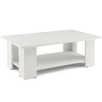 Konferenčný stolík JV11735WH, 90 x 52 x 32 cm, biely - A
