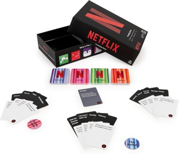 Kartová party hra Netflix Trending Now, 3-10 hráčov, od 12 rokov, Anglický jazyk, čierna - N