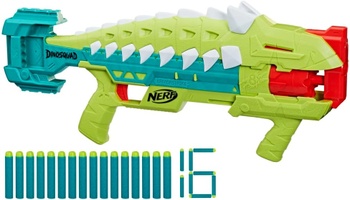 Penový blaster Nerf Dinosquad Armostrike F5855, zásobník na 8 šípov, viacfarebný - N