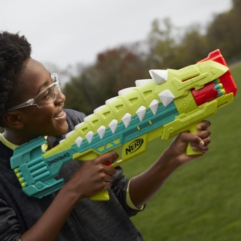 Penový blaster Nerf Dinosquad Armostrike F5855, zásobník na 8 šípov, viacfarebný - N