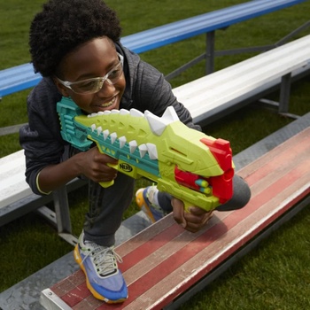 Penový blaster Nerf Dinosquad Armostrike F5855, zásobník na 8 šípov, viacfarebný - N