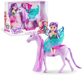Hrací set Sparkle Girlz víla s koníkom, 38 x 29 x 11 cm, viacfarebná - N