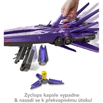 Hračka vesmírna loď Zurg Mothership, s figúrkou Zyclops, fialová - N