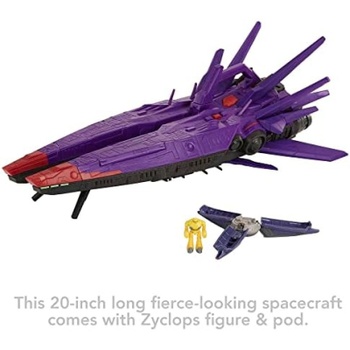 Hračka vesmírna loď Zurg Mothership, s figúrkou Zyclops, fialová - N