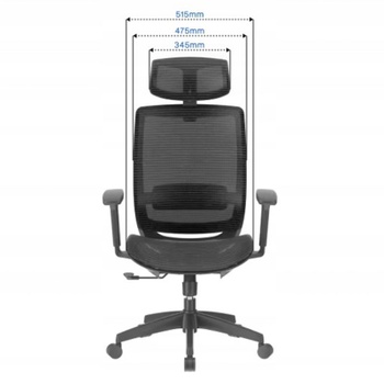 Ergonomická herná stolička BS4G, čierno/šedá - A