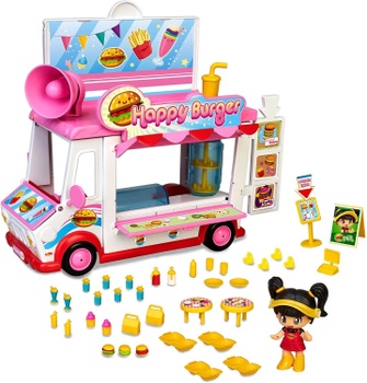 Hracia sada Pinypon Burger, food truck s bábikou, viacfarebná - N
