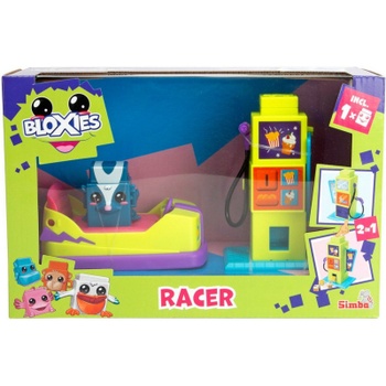 Bloxies auto s nabíjacou stanicou a figúrkou, 12 cm, viacfarebné - N