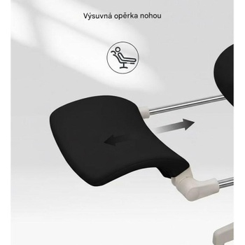 Ergonomická kancelárska stolička BS5BB-PRO, čierna - N