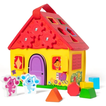 Drevený domček s triedičom tvarov Blue's Clues & You, 8…
