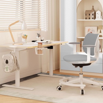 Detská ergonomická stolička SC04G, šedá - B