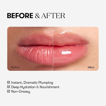 VTCOSMETICS Reedle Shot Lip Plumper, 0,15 oz (4,3 g), hydratační, transparentní, lesk na rty, bez