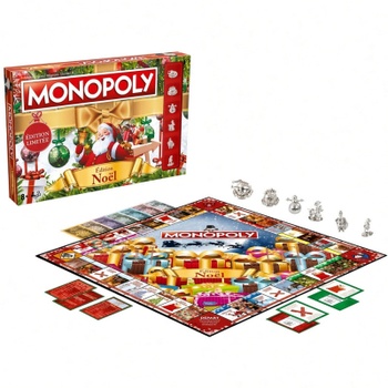Dosková hra Monopoly Édition Noël, 2-4 hráči, od 8 rokov, FRANCÚZSKY JAZYK - N