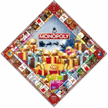 Dosková hra Monopoly Édition Noël, 2-4 hráči, od 8 rokov, FRANCÚZSKY JAZYK - N