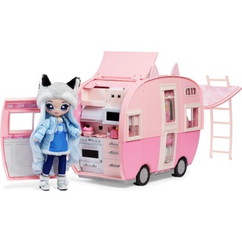 Karavan pre bábiky Na! Na! Na! Surprise Cozy Camper 575672EUC, ružový - N