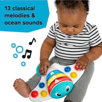 Hračka pre bábätká Baby Einstein Stingray Popper, od 6 mesiacov, viacfarebná - N