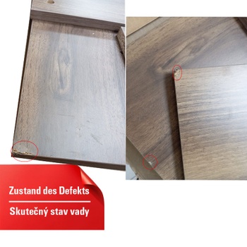 Konferenčný stolík Native, 119 x 40 x 60 cm, orech - B