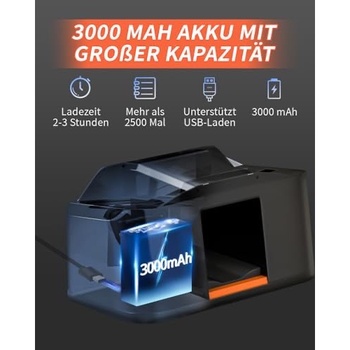 Miešačka na karty Vahlbeste, čierna