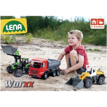 Sklápač Worxx Arocs 04610EC, 45 cm, červeno-čierny - N