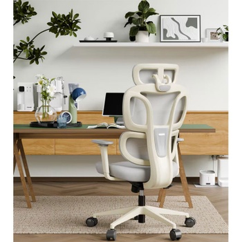 Ergonomická kancelárska stolička BS5WG-PRO, šedá - A