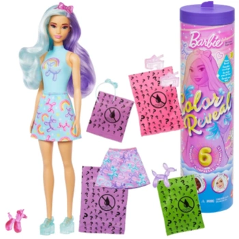 Bábika Color Reveal Cyber ​​Series, 6 prekvapení, viacfarebná - N