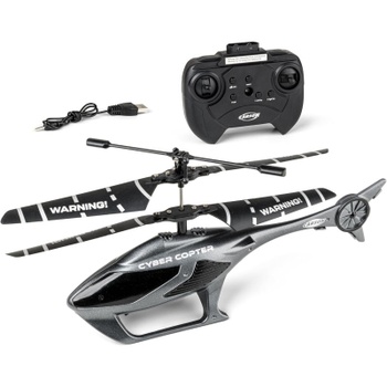 RC vrtuľník Cyber ​​Copter IR 2Ch RTF, doba letu 8 min, sivý - N