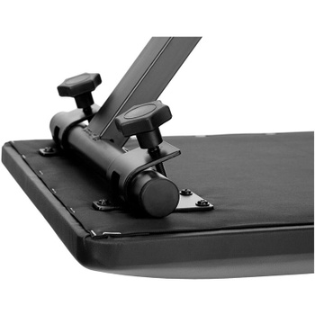Klavírna stolička Economy, výška 45 - 50 cm, nosnosť 100kg, čierna - N