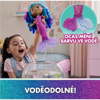 Bábika morská panna Sing & Shine Gabby, 30 cm, svetlo a zvuk, NEMECKÝ JAZYK, viacfarebná - N