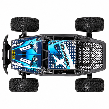 RC buggy Deemon X 1:32, 2WD, 2,4 GHz, čierno/modrý - N