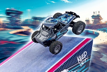 RC buggy Deemon X 1:32, 2WD, 2,4 GHz, čierno/modrý - N