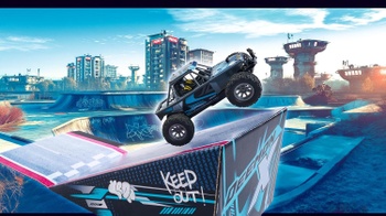 RC buggy Deemon X 1:32, 2WD, 2,4 GHz, čierno/modrý - N