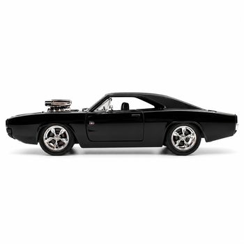 RC auto Dodge Charger 1970 Rýchlo a zbesilo 1:24, 18 cm, čierne - N